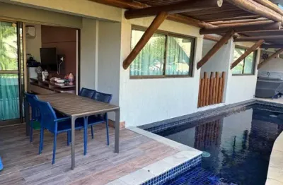 Apartamento com 115 m² térreo mobiliado com 2 quartos muro alto porto de porto de galinhas ipojuca-pe