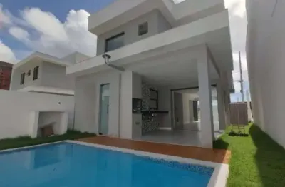 Casa em condomínio para venda em camaçari, abrantes, 4 dormitórios, 4 suítes, 5 banheiros, 2 vagas