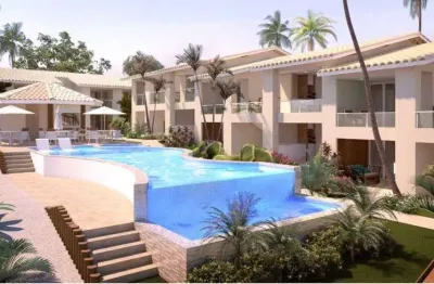 Excelente village 2 suítes em condompinio fechado em imbassaí