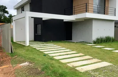 Sobrado para venda tem 320 metros quadrados com 4 quartos em alphaville (abrantes) - camaçari - ba