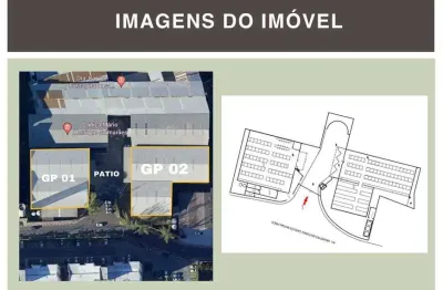Galpão para aluguel possui 1200 metros quadrados em miragem