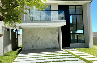 Casa à venda em alphaville litoral norte 2 –  4 suítes - alto padrão, amplitude e sofisticação