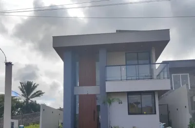 Casa em condomínio fechado com 3 quartos à venda na Rua Lagoa Branca, 1, Abrantes, Camaçari