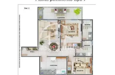 Apartamento com 2 quartos à venda na rua barão de camargos, 296, centro, uberlândia por r$ 550.000
