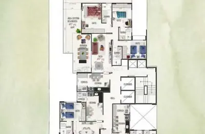 Apartamento com 2 quartos sendo 1 suíte para venda no bairro jardim glória em juiz de fora