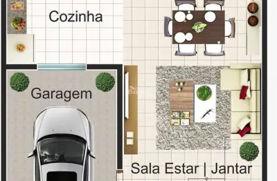 Casa com 2 suítes e 2 vagas de garagem a venda em condomínio fechado no bairro marilândia em juiz de fora