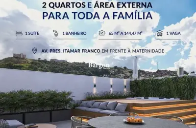 Apartamento garden com 2 quartos sendo 1 suíte a venda no bairro são mateus em juiz de fora