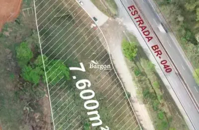 Terreno com 7.600 m² a venda na br040 em matias barbosa - mg