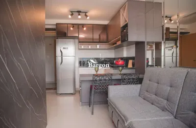 Studio mobiliado no residencial independência 915 à venda no centro de juiz de fora