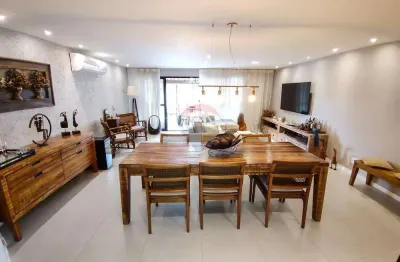 Bela cobertura linear, com 290 m2, à venda por r$ 1.380.000, com 3 quartos (suítes), reformada, no recreio.