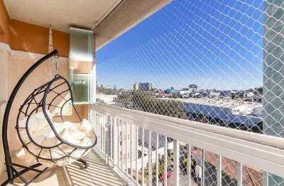 Apartmento a venda no capão raso, 3 quartos, sacada com churrasqueira - curitiba