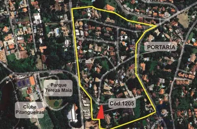 Incrível lote com 907,00 m² no miolo da granja viana por apenas r$ 837 mil
