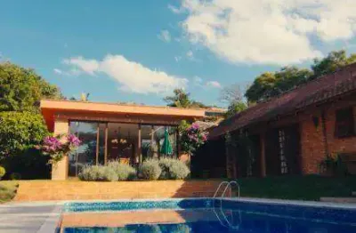 Casa estilo rústica à venda com 400m2 muito completa - cond. palos verdes