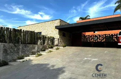 Casa térrea moderna (porteira fechada), com 3 suítes, climatizada, gourmet!
