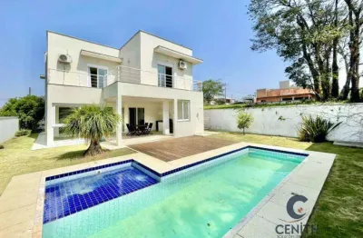Maravilhosa casa contemporânea com 4 suítes, varanda gourmet e piscina!