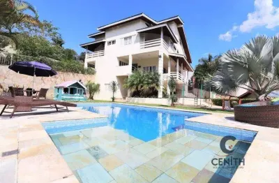 Casa com 5 suítes no desejado condomínio são paulo ii - granja viana