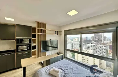 Studio mobiliado com 21 m²  ao lado do allianz parque – pompéia