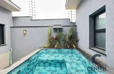 Casa nova com 03 dorms/02 suítes com piscina em condomínio - sorocaba