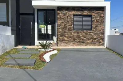 Casa térrea nova com 03 dorms/01 suíte em condominio - sorocaba