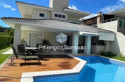 Casa em condomínio fechado com 4 quartos à venda na condominio reserva eco ville, estrada do coco, lauro de freitas, 310 m2 por r$ 1.500.000