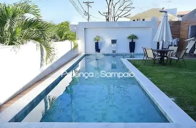 Casa em condomínio fechado com 4 quartos à venda na rua arlete souza costa, buraquinho, lauro de freitas, 340 m2 por r$ 1.850.000