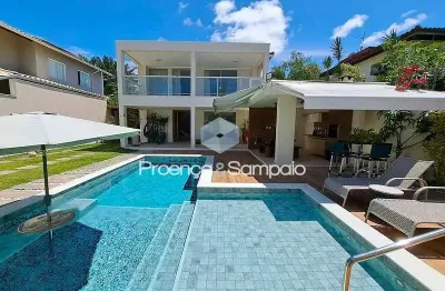 Casa em condomínio à venda na rua francisco das mercês 640,lauro de freitas,ba buraquinho 4 quartos 310m²