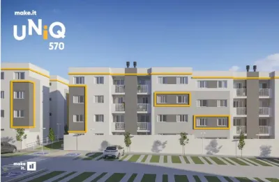 Lindo garden 2 quartos 2 vagas de garagem no jardim amélia em pinhais