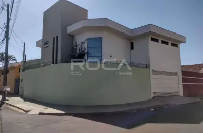 Aluguel de sobrado com 3 dormitórios e churrasqueira no cidade jardim, são carlos