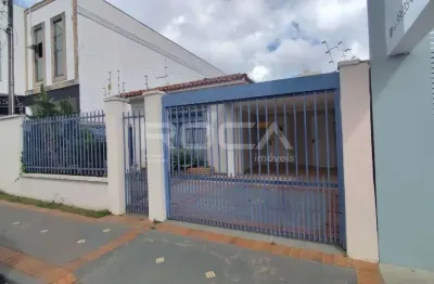 Casa padrão para alugar no centro de são carlos: 2 dormitórios e 2 garagens