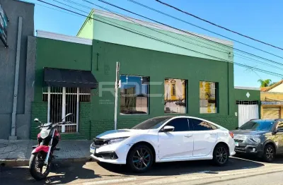 Salão comercial no centro de são carlos - espaço amplo com 5 salas e garagens cobertas