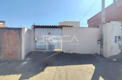 Casa padrão para alugar em santa angelina, são carlos: 2 dormitórios e garagem coberta