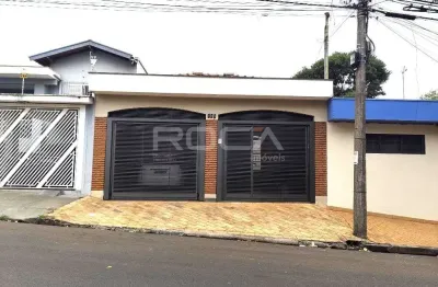 Sobrado de 3 dormitórios com churrasqueira e móveis planejados no centro de são carlos