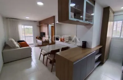 Apartamento de 2 dormitórios com armários e eletrodomésticos em são carlos