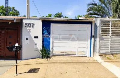 Casa para alugar em santa felícia, são carlos - 2 dormitórios, semi mobiliada