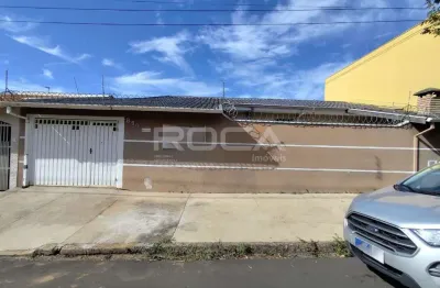 Casa padrão para alugar em santa felícia, são carlos: 3 dormitórios, churrasqueira