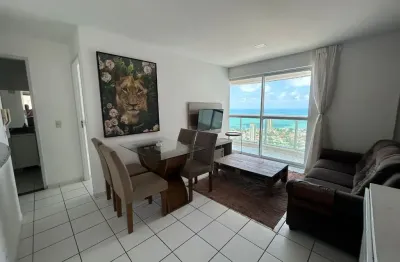 Apartamento mobiliado no estrela do atlântico andar bem alto
