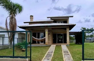 Casa para venda em balneário rincão, zona norte, 4 dormitórios, 2 banheiros, 4 vagas