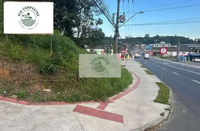 Terreno comercial de esquina com 2.124 m², de frente para a rua santa catarina, escriturado