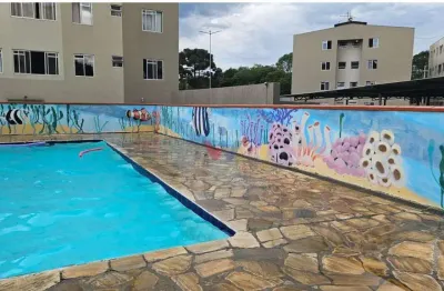 Apartamento térreo com 3 quartos no nova europa, araucária pr | r  258.000,00