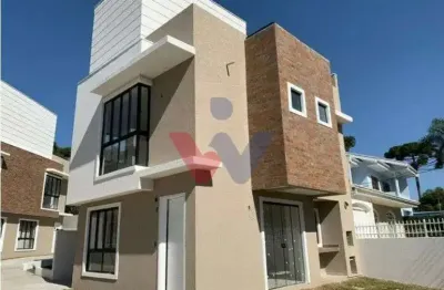 Sobrado Novo à Venda no Boa Vista  3 Quartos, Terraço e Jardim em Curitiba PR