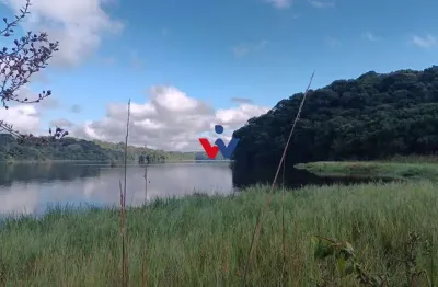 Chácara em araucária com nascente, represa e natureza exuberante  aceita imóvel