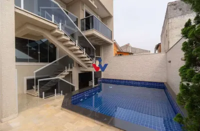 Sobrado tríplex à venda  no uberaba com piscina e área gourmet