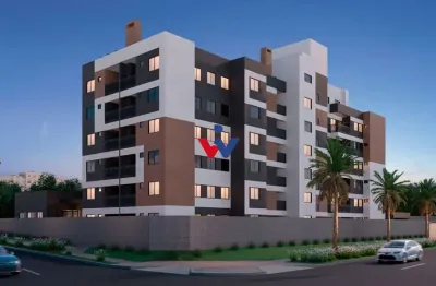 Apartamento com 1 dormitório à venda, 32 m  por r  265.424,58 - novo mundo - curitiba pr