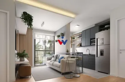 Apartamento com 2 dormitórios à venda,48.70 m , hauer, curitiba - pr