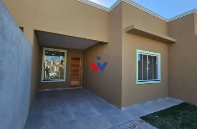 Casa nova 2 quartos com porcelanato e garagem coberta  roça grande