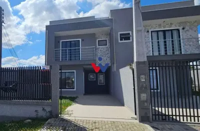 Sobrado 3 quartos com suíte no bairro estação, araucária  última unidade disponível