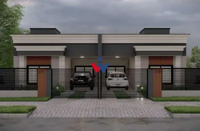 Casa nova 82m , 3 quartos, 1 suíte, amplo terreno e acabamento de qualidade