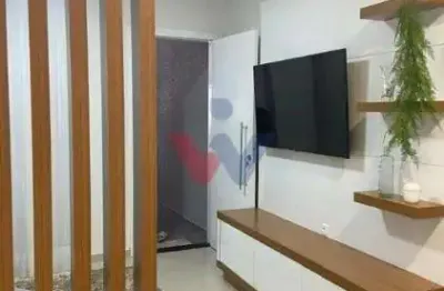 Sobrado Mobiliado Como Novo, Cobertura de Vidro e Churrasqueira