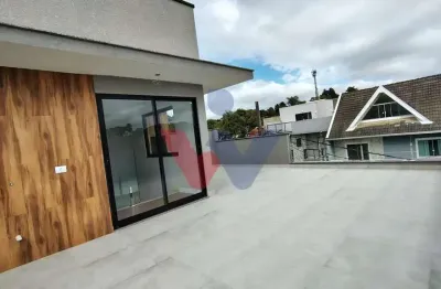 Lindo Sobrado Moderno com 3 Dormitórios e Terraço no Bairro Cachoeira  Barreirinha, Curitiba