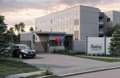 Apartamento com 2 dormitórios à venda,42.63 m , almirante tamandare - pr